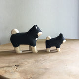 Japanese Carved Wooden Animal Pairs