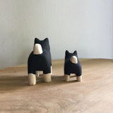 Japanese Carved Wooden Animal Pairs