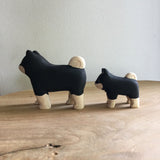 Japanese Carved Wooden Animal Pairs