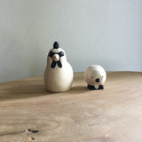 Japanese Carved Wooden Animal Pairs
