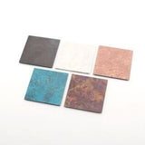Japanese Oxidised Copper Coaster Set