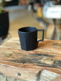 "Oct" Black Porcelain Mug
