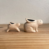 Japanese Carved Wooden Animal Pairs