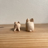 Japanese Carved Wooden Animal Pairs