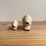 Japanese Carved Wooden Animal Pairs