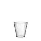 Striped Hand Engraved Crystal Glasses