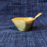 “Drop” Brass Serving Bowl/Condiment Pourer