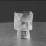 "Crumple" Wine Glasses