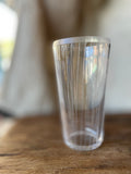 Striped Hand Engraved Crystal Glasses