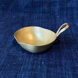 Brass "Mamebachi" (Serving Bowl/Condiment Pourer)