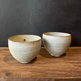 Japanese White Ceramic Teacups (pairs)