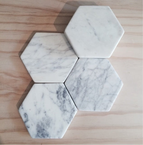 Marble Basics - Coaster - Hexagonal