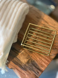Soap Dishes in Brass/Black