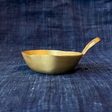 Brass "Mamebachi" (Serving Bowl/Condiment Pourer)