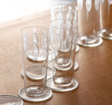 Hand Engraved "Kikatsu" Pineapple Tumblers