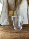 Striped Hand Engraved Crystal Glasses