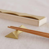 Chopstick Rests in Solid Brass