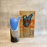 "Tall Blue Bird" Vase - February 2024