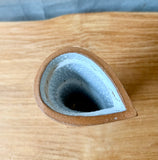 "Wing" Vase - Terracotta & White - Small
