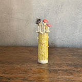 "Corn" Vase #02 - Bright Yellow - Small