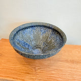 Deep Bowl - Dappled Green / Blue