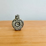 "Disk" Bud Vase #02 - White Wash