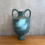 Vase - Urn-Shaped - Green Speckle - Large #02 • Dec24