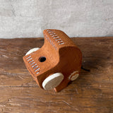 "Robot" Vase - Terracotta & White - Small