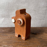 "Robot" Vase - Terracotta & White - Small