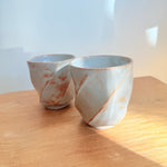 "Shino" Cups - Twist Faceted • May25 • TH0904