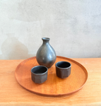 Sake Set - Ash "Tenmoku" Tokkuri (Sake Pourer) • May25 • TH0402