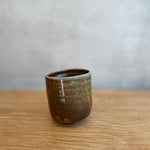 Teacup #06 - Wood Fired - Ash & Shino Glaze - July 2024