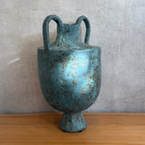 Vase - Urn-Shaped - Green Speckle - Large #02 • Dec24