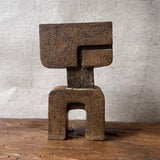"Robot" Vase - Dark Brown - Large