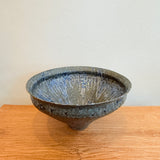 Deep Bowl - Dappled Green / Blue