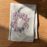 Linen Napkins - Embroidered - Australian Flora & Fauna