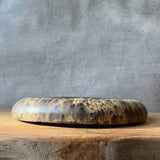 "Dimple" Platter in Mushroom Speckle - Medium