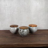 Lidded Canister - Small - Shirokake