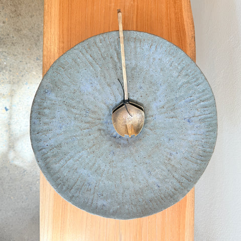 Flower Bowl #03 - Green / Grey