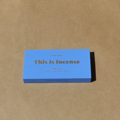 This Is Incense - "Immersion" - Gurjun Balsam, Sweet Orange, Cedarwood