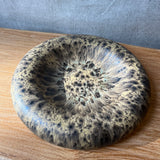 "Dimple" Platter in Mushroom Speckle - Medium