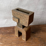 "Robot" Vase - Dark Brown - Large