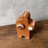 "Robot" Vase - Terracotta & White - Small