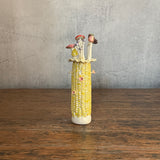 "Corn" Vase #02 - Bright Yellow - Small