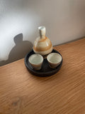 Sandy Lockwood - Sake Set with Pourer, 2 Cups & Tray