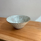 Breakfast Bowl #05 - Carved - Grey / Green