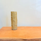 Cylinder Vase - Bamboo Facetted - Ash Glazed • May25 • TH0103