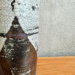 Cylinder Vase - White Crackle • May25 • TH0202