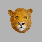 "Lion Face" - Ceramic Sculpture • Jun25