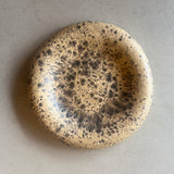 "Dimple" Platter in Mushroom Speckle - Large